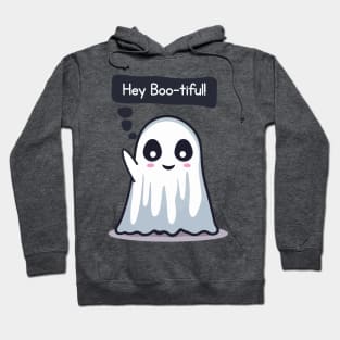 Hey Bootiful, Cute Kawaii Ghost Hoodie